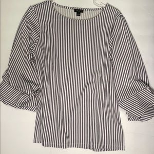 NWOT Stripe 3/4 sleeve top